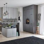 Brigitte Matt Grey Compact Kitchen 2 | MHK Kitchen Experts