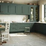 Manor Interiors Green Shaker Kitchen | MHK Kitchen Experts
