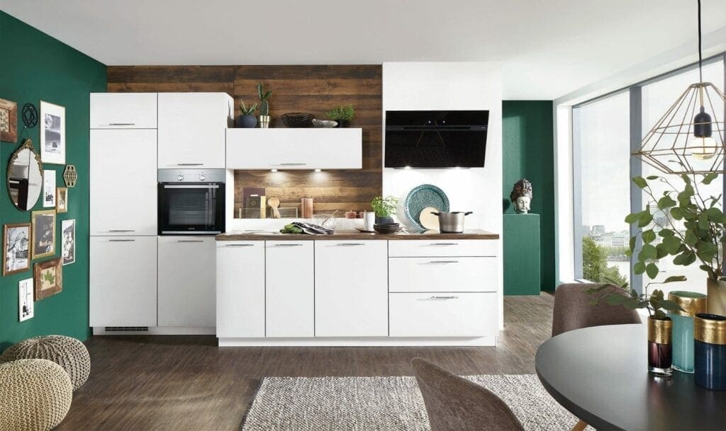 Nobilia Matt White Compact Kitchen 2021 1 | MHK Kitchen Experts