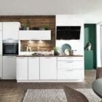 Nobilia Matt White Compact Kitchen 2021 | MHK Kitchen Experts