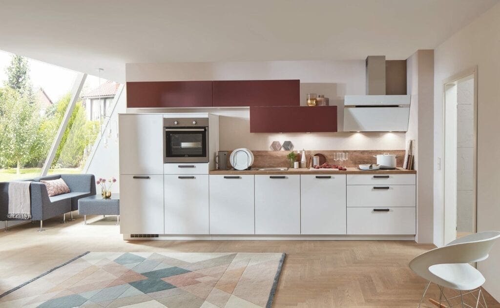 Nobilia Matt White Wood Kitchen 2021 | MHK Kitchen Experts