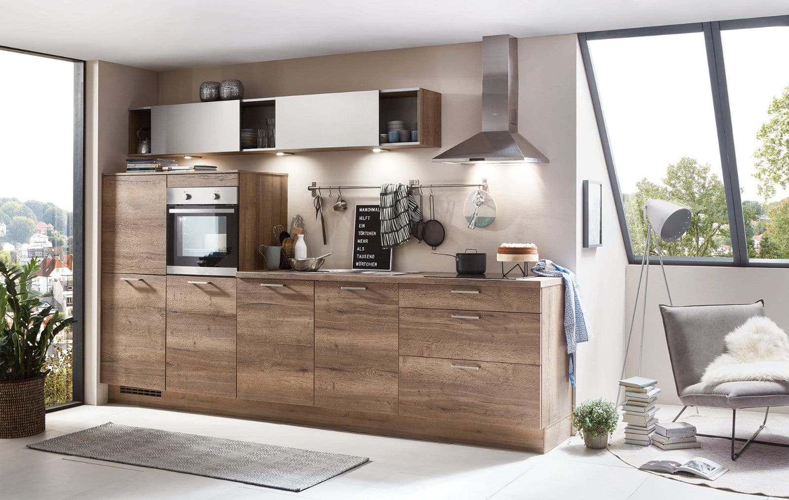 Nobilia Wood Compact Kitchen 2021 | MHK Kitchen Experts