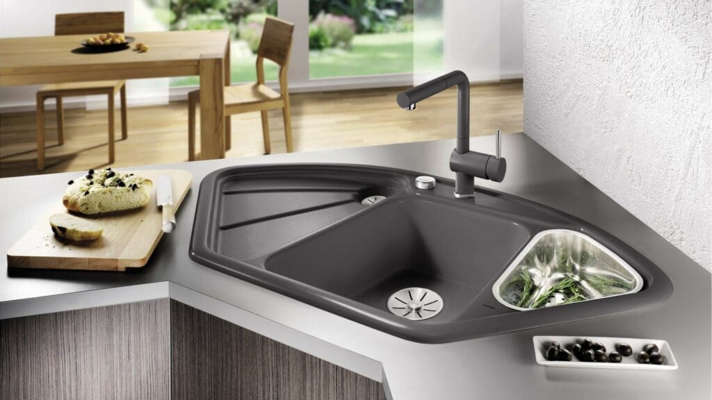 Blanco Kitchen Corner Sink | MHK Kitchen Experts