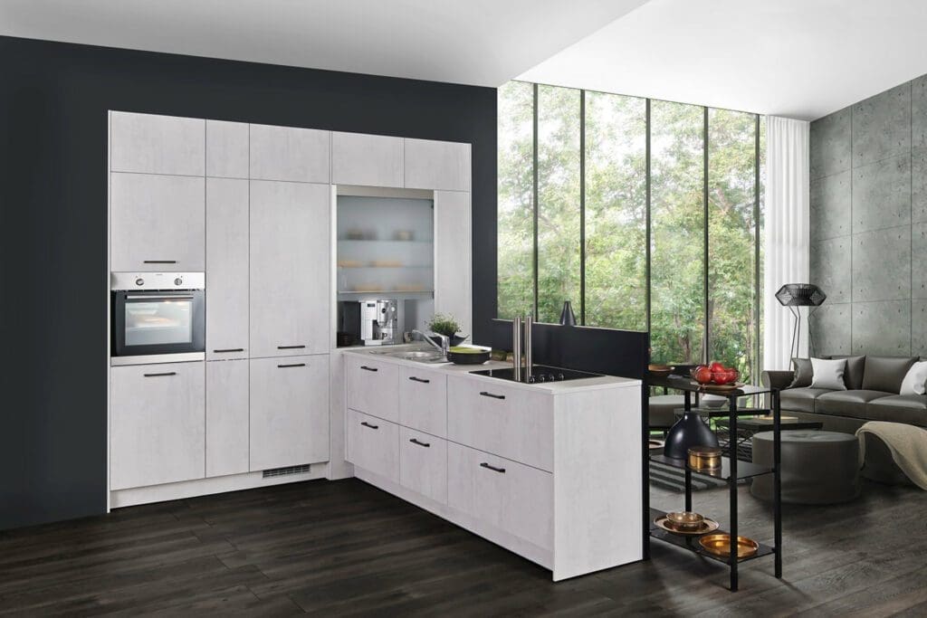 Brigitte Compact Concrete Kitchen 2 | MHK Kitchen Experts