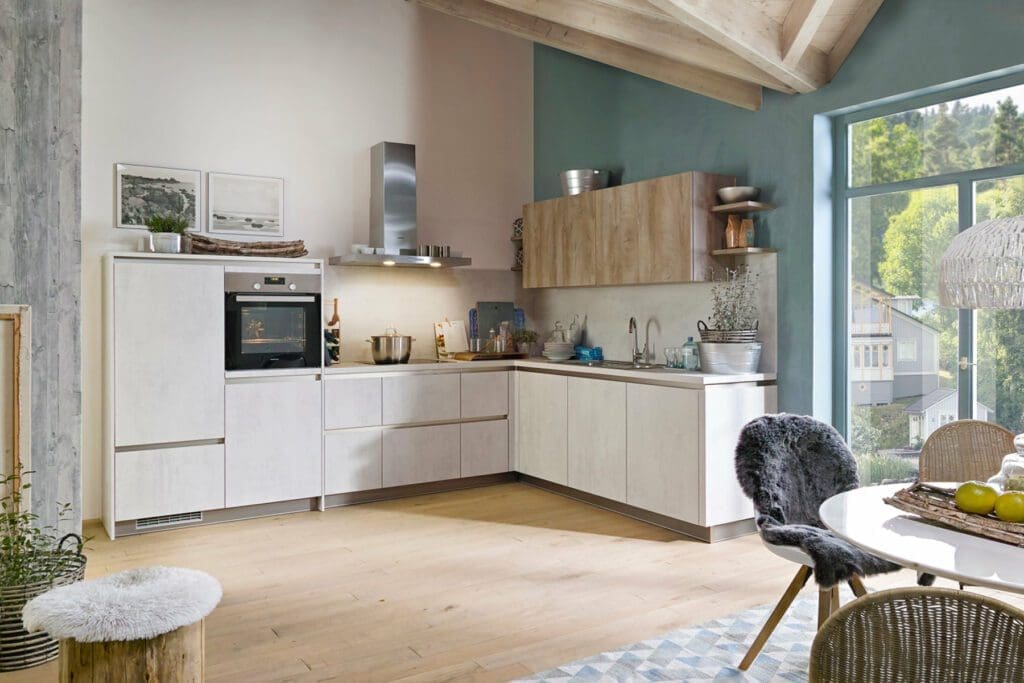 Brigitte Concrete Open Plan Kitchen | MHK Kitchen Experts
