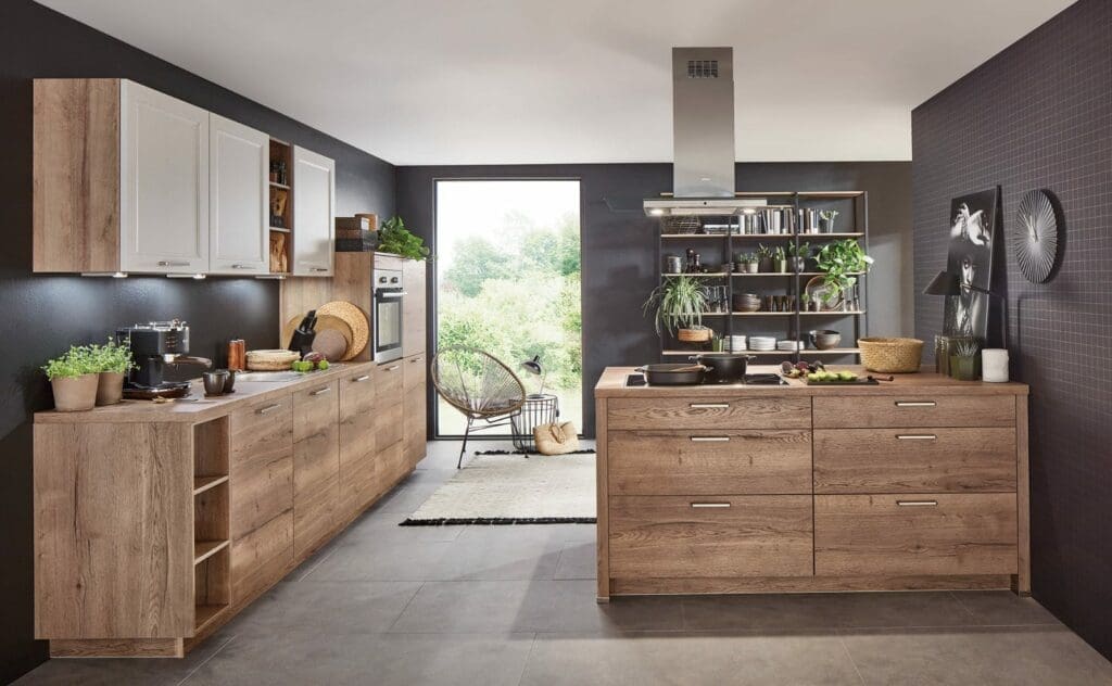 modern wood kitchens | MHK Kitchen Experts