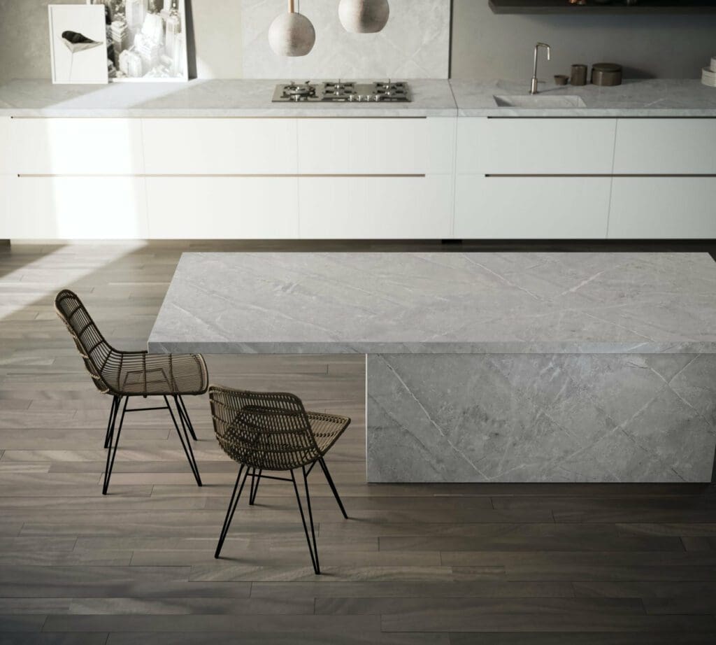 Sintered stone kitchen worktop | MHK Kitchen Experts