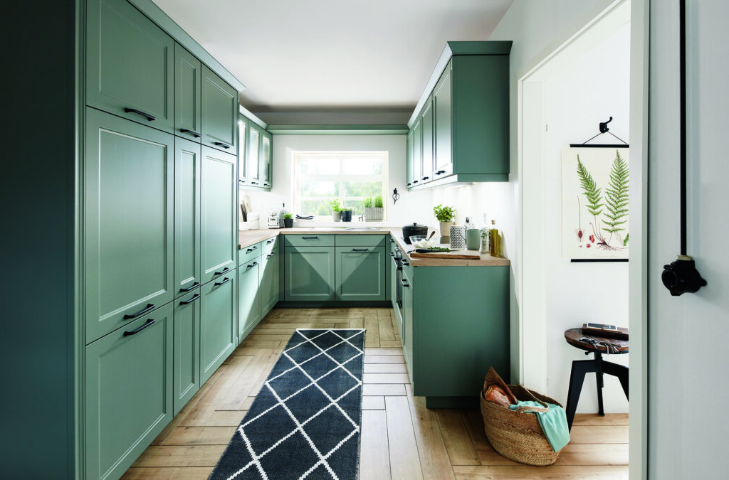 Trending: Sage green kitchens