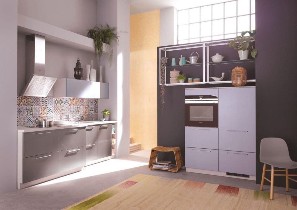 Bauformat Grey Gloss Compact Kitchen | MHK Kitchen Experts