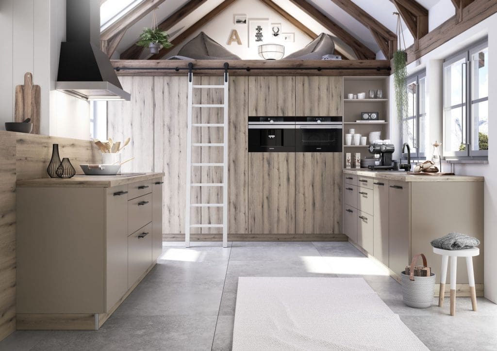 Bauformat textured kitchen doors | MHK Kitchen Expertsen Experts