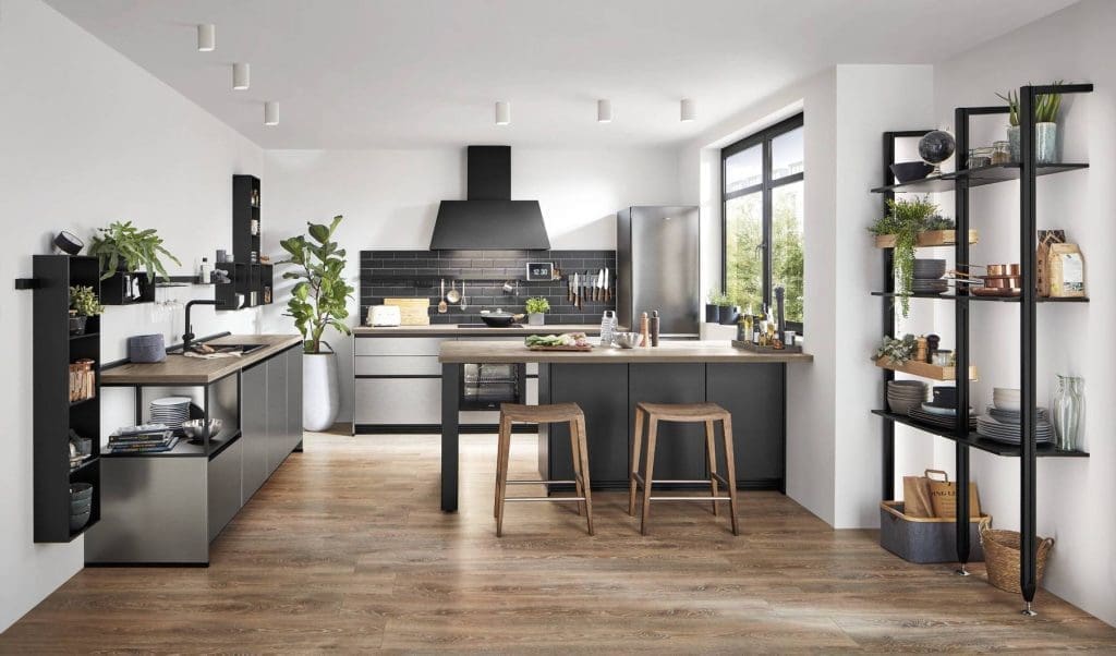 Nobilia Dark Grey Handleless Kitchen 1 1 | MHK Kitchen Experts