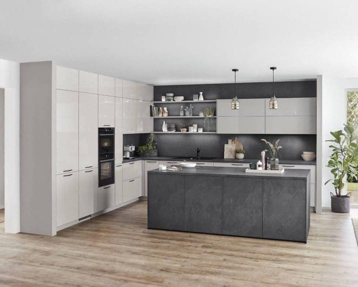 Nobilia Concrete Island Grey Kitchen 1024X575 1 | MHK Kitchen Experts
