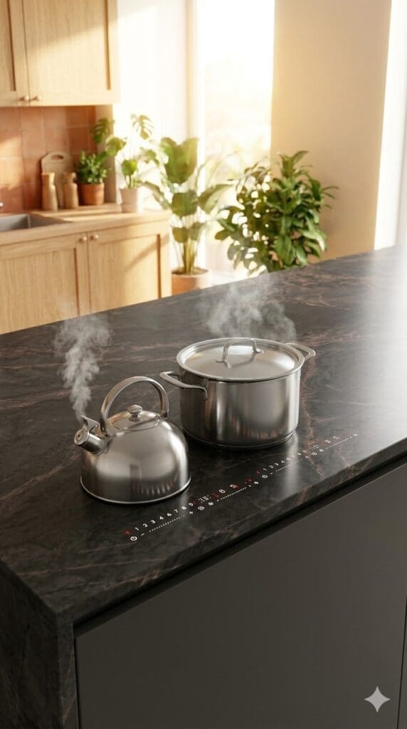 hidden induction hob | MHK Kitchen Experts