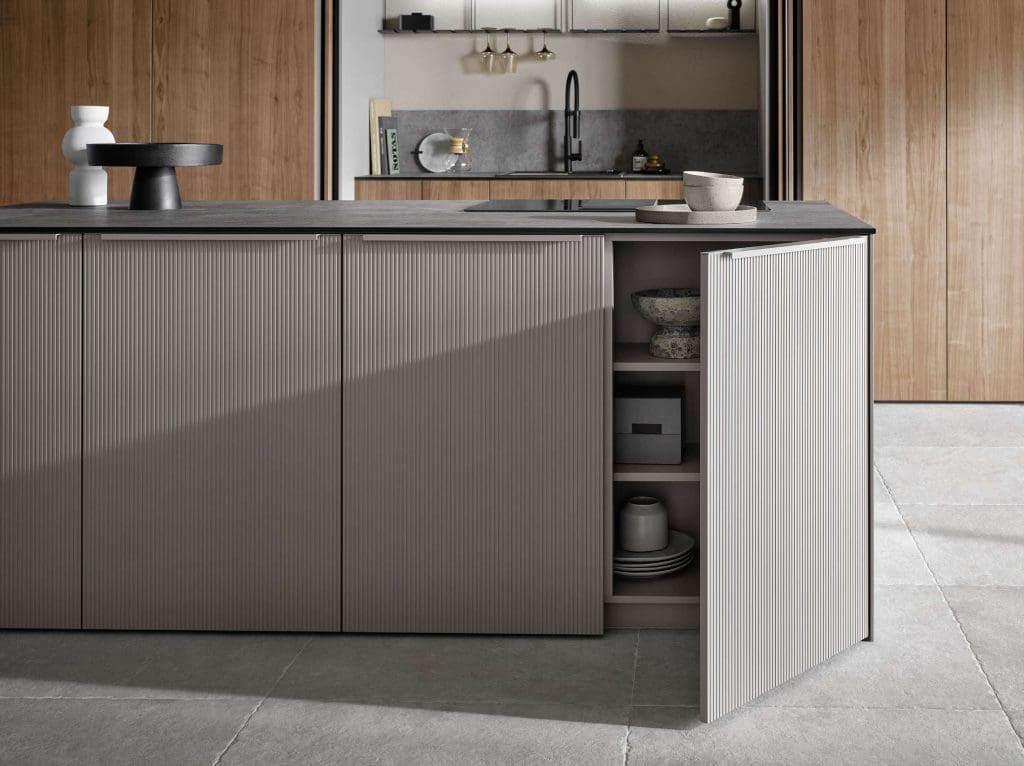 Bauformat fluted kitchen cabinetry | MHK Kitchen Experts