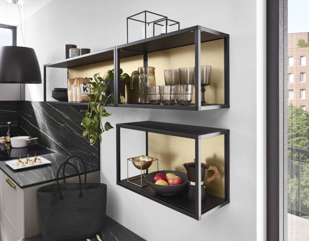 Nobilia Modern Stone Storage | MHK Kitchen Experts