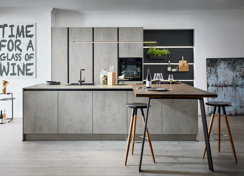 green kitchen design | MHK Kitchen Experts