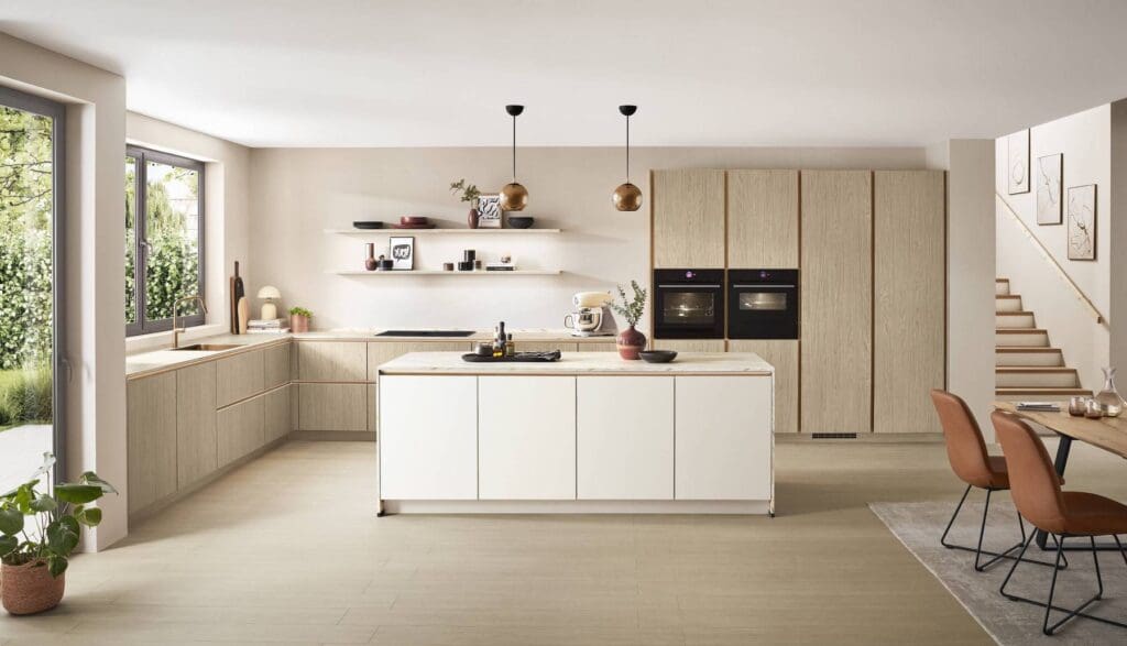 Modern German kitchen trends- broken plan living