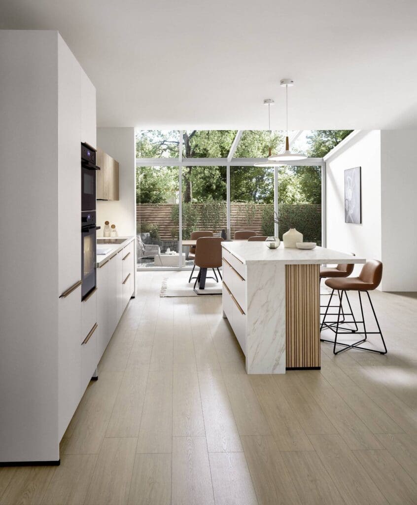 Modern German kitchen trends- broken plan living