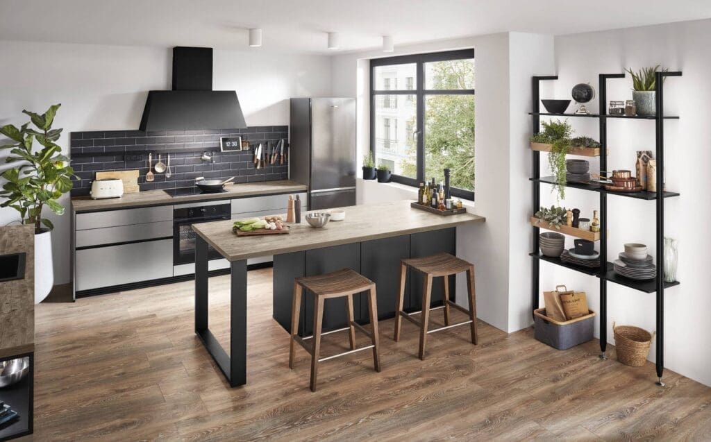 Modern German kitchen trends- broken plan living