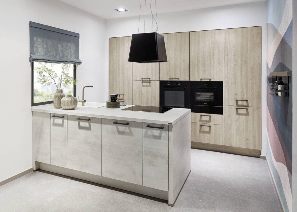 Nobilia Small Compact Light Wood Kitchen 1 | MHK Kitchen Experts
