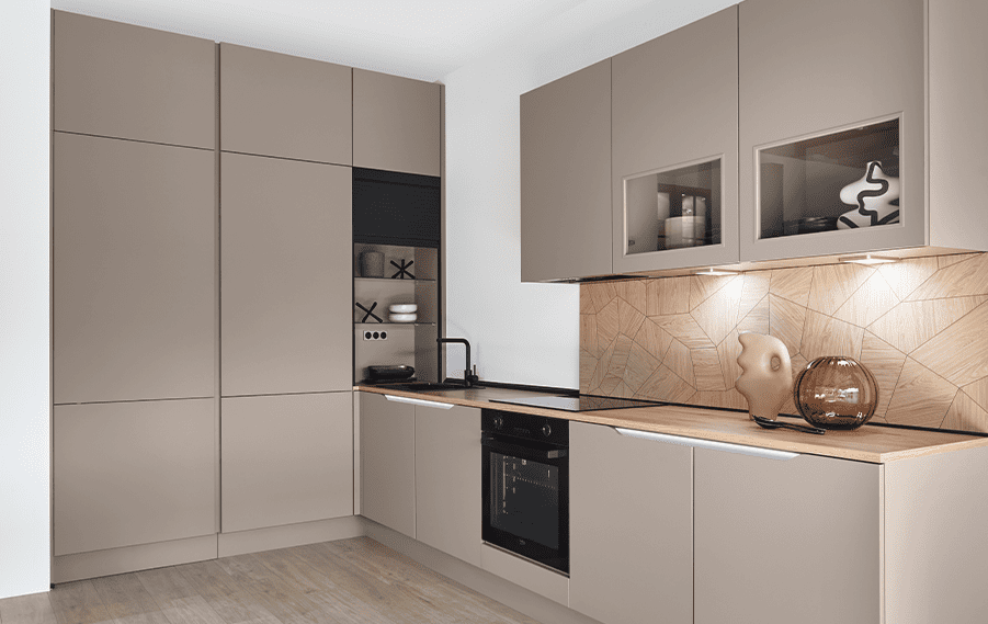Nobilia Matt Cashmere Kitchen 1 | MHK Kitchen Experts