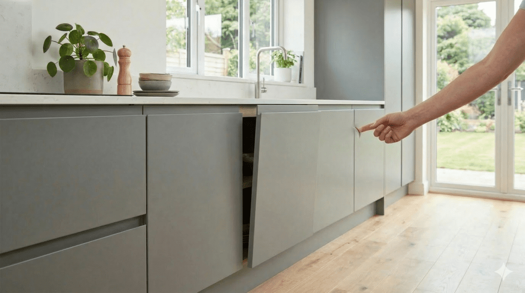 Push To Open Kitchen Doors Kitchen Experts | MHK Kitchen Experts