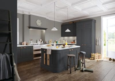 Manor Interiors Grey Shaker Kitchen | MHK Kitchen Experts Manor Interiors Grey Shaker Kitchen | MHK Kitchen Experts